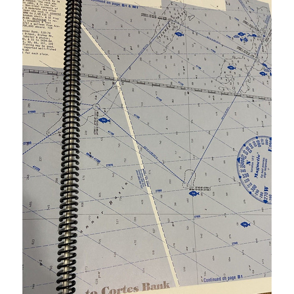 California Coastal Charts Cruising Guide Fishing Scuba Boating Vintage HTF OOP - Picture 11 of 13